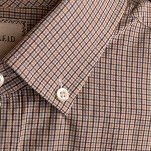 Billy Reid SLIM CUT Plaid Long Sleeve Button Down SIZE LARGE